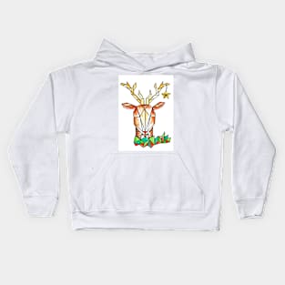 X-mas Reindeer - Cerf de Noël Kids Hoodie